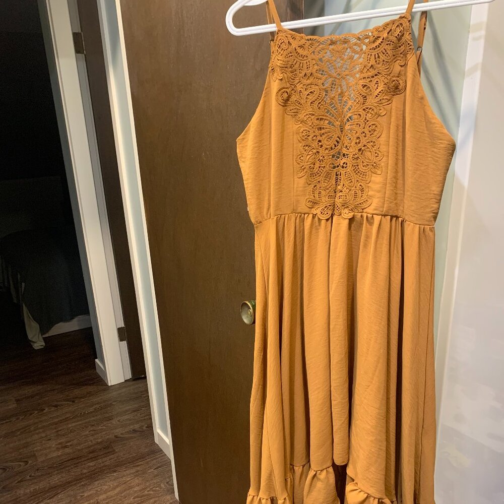 joyfolie mala maxi dress in cumin